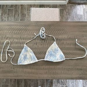 Vinca Indigo - Triangl Bikini Top